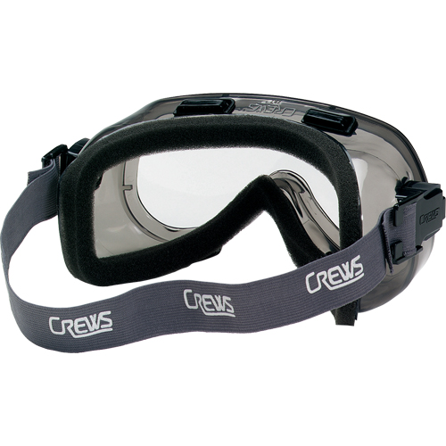 Crews 2400F Verdict&reg; Safety Goggles with Foam Lining, Clear Lens, Anti-Scratch, Indirect Vent
