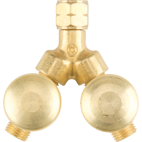 Western Enterprises 112 Valved Y Connections, Brass, Brass
