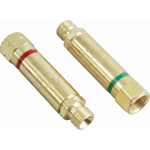 Western Enterprises FA-30 Antiretours pare-flammes - Oxy/gaz combustibles, Ensemble pour oxyg&egrave;ne-gaz combustible, Style pour adapteur de d&eacute;tendeur