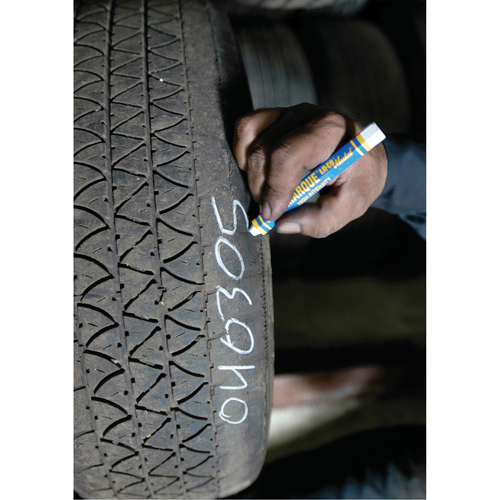 Markal 051420 Tyre Marque&reg; Paint Marker, Solid Stick, White