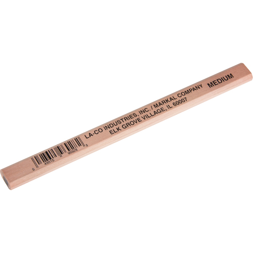 Markal 096928 Crayon de menuisier noir &agrave; mine de duret&eacute; moyenne