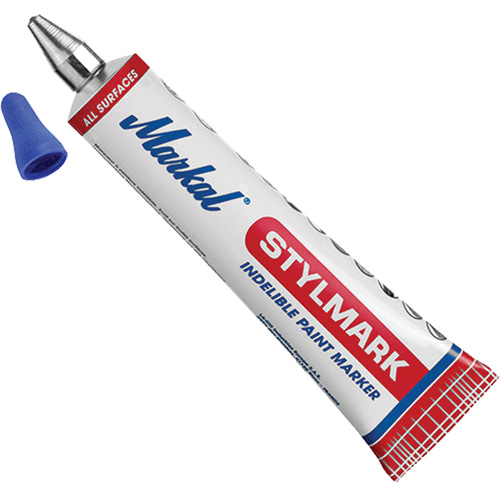 Markal 096652 Stylmark&reg; Ball-Tube Marker, Liquid, White