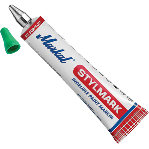 Markal 096652 Stylmark&reg; Ball-Tube Marker, Liquid, White