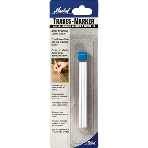 Markal 096042 Marqueurs tout usage Trades Marker, Blanc