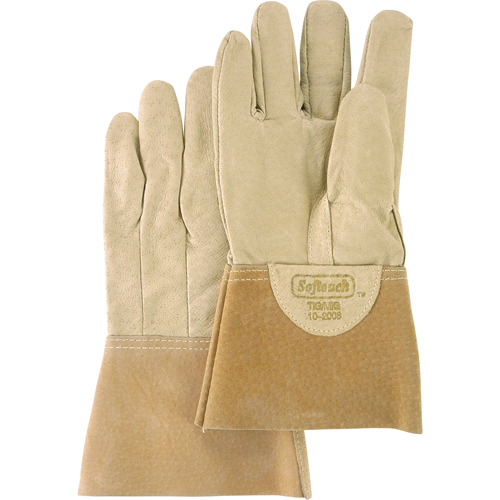 Weld-Mate 610-2008 Gants de soudage Softouch, Cuir de porc refendu, Taille Grand