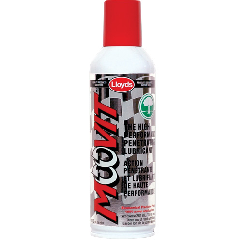 Lloyds 13010 Moovit High Performance Lubricant, Aerosol Can/Trigger Bottle, 10 oz/10 oz.
