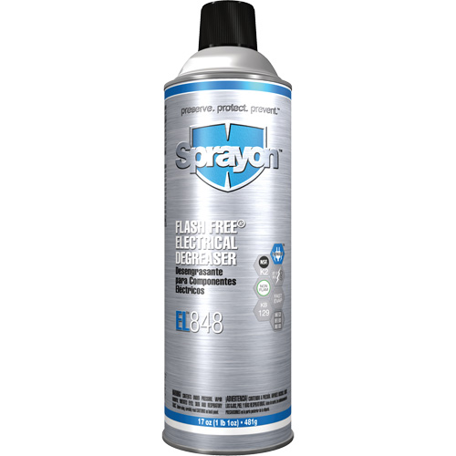 Sprayon SC0848000 D&eacute;graissant &eacute;lectrique Flash Free EL848, Canette a&eacute;rosol