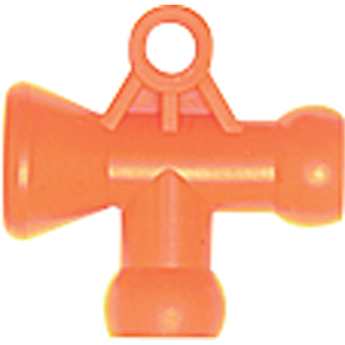 Loc-Line 41416 T-Fittings, 1-33/100" L x 1-33/100" W x 1-59/200" H