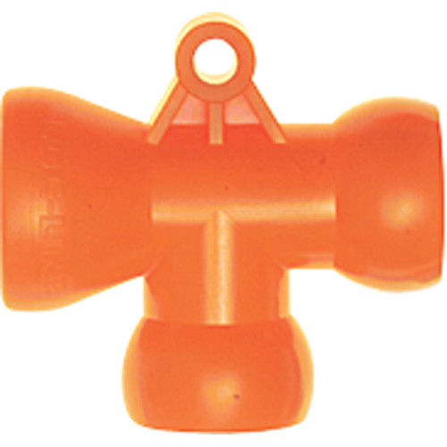 Loc-Line 51825 T-Fittings, 1-89/100" L x 1-89/100" W x 1-149/200" H