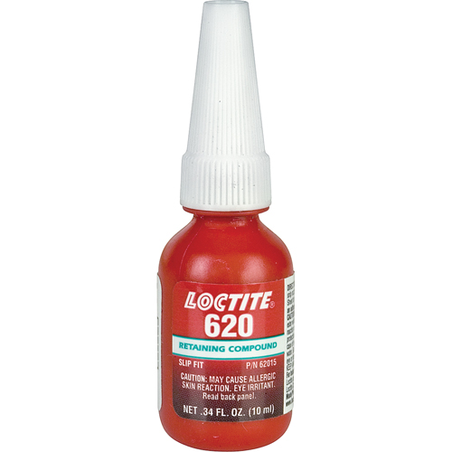 Loctite 234772 Compos&eacute; de retenue 620 haute temp&eacute;rature, 10 ml, Bouteille, Vert