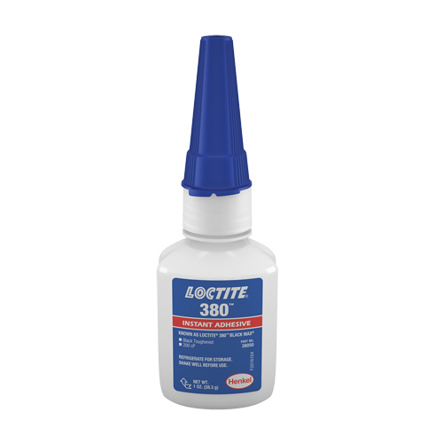 Loctite 135423 Adh&eacute;sif renforc&eacute; Black Max 380, Noir, Bouteille, 1 oz