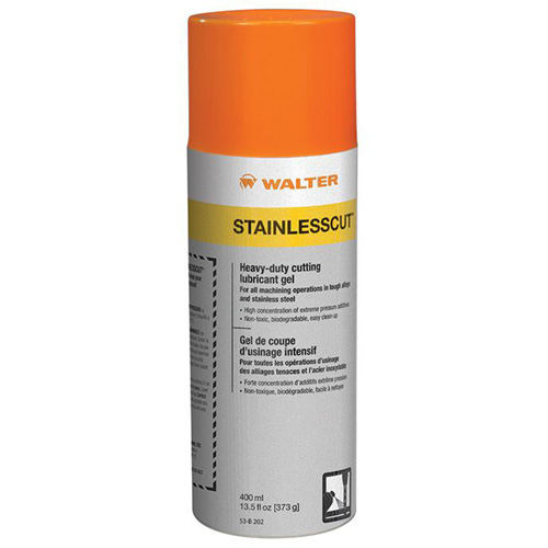 Walter Technologies Pour Surface 53B202 Lubrifiants de coupe extr&ecirc;me pression Stainlesscut, Canette a&eacute;rosol