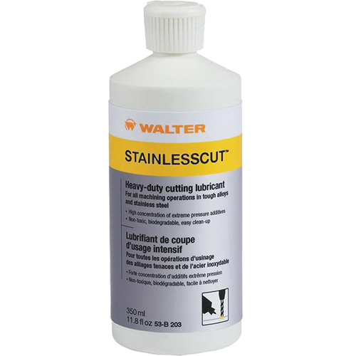 Walter Technologies Pour Surface 53B203 Lubrifiants de coupe extr&ecirc;me pression Stainlesscut, Bouteille pressable