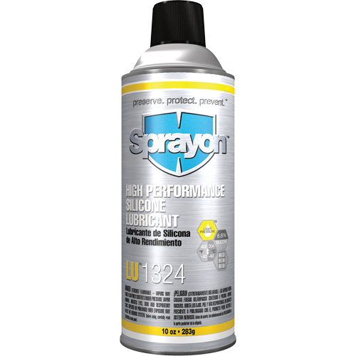 Sprayon SC1324000 LU1324 High Performance Silicone Lubricant, Aerosol Can