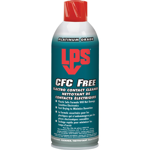 LPS C03116 CFC Free Electro Contact Cleaner, Aerosol Can