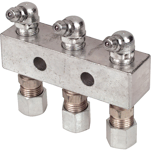 Alemite 6135 Bloc de boutisse long de 2-3/4", Filetage de 1/8"