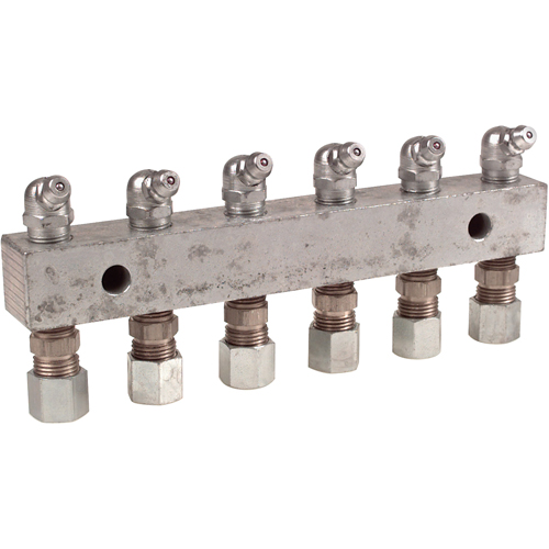 Alemite 6136 5-3/4" Long Header Block, 1/8" Thread