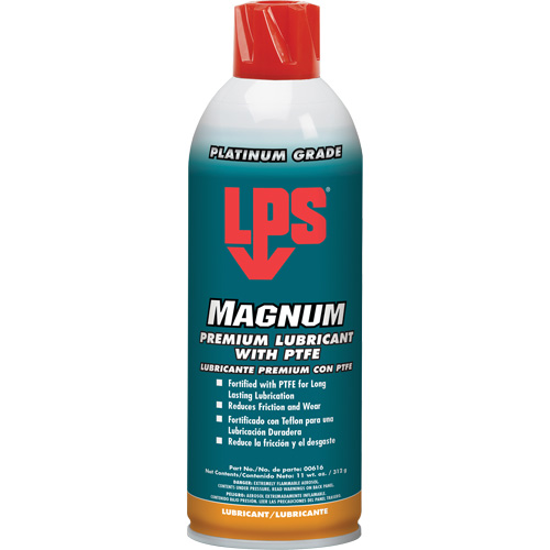 LPS C00616 Lubrifiant de qualit&eacute; sup&eacute;rieure avec PTFE Magnum, Canette a&eacute;rosol, 16 oz