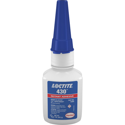 Loctite 233927 Adh&eacute;sif Super Bonder 422, Transparent, Bouteille, 1 liq. oz.
