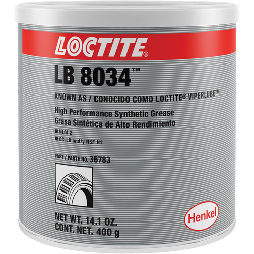 Loctite 457458 Graisse synth&eacute;tique haute performance ViperLube, 514 g, Canette