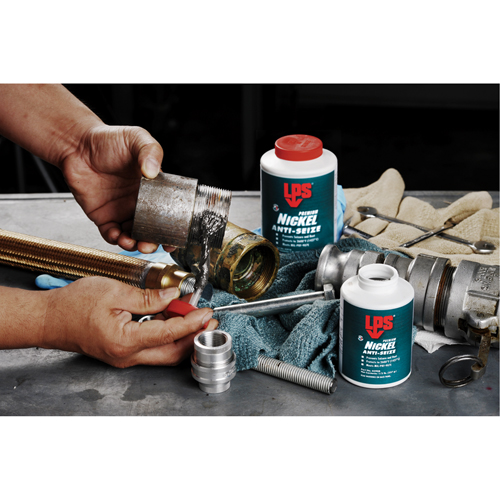 LPS C03910 Nickel Anti-Seize, Bottle, 2600°F (1427°C) Max. Temp.