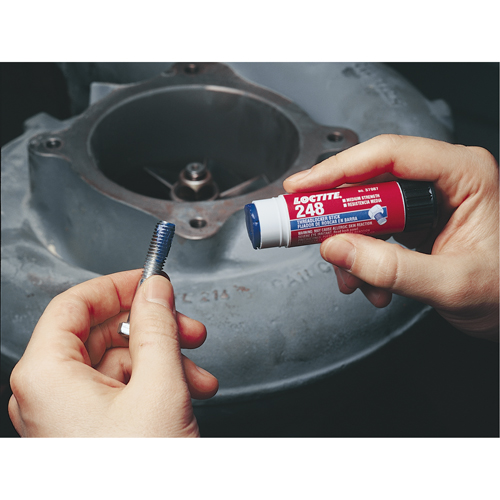 Loctite 826034 Compos&eacute; de blocage 248 Quickstix, Bleu, Moyen, 9 g, B&acirc;ton