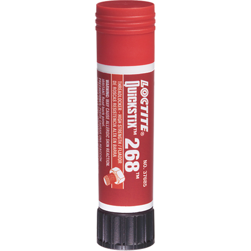 Loctite 826036 Quickstix Threadlocker 268 , Red, High, 9 g, Stick
