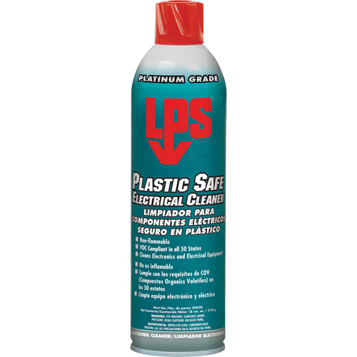 LPS C04620 Nettoyant s&eacute;curitaire pour les plastiques PSC, 18 oz, Canette a&eacute;rosol