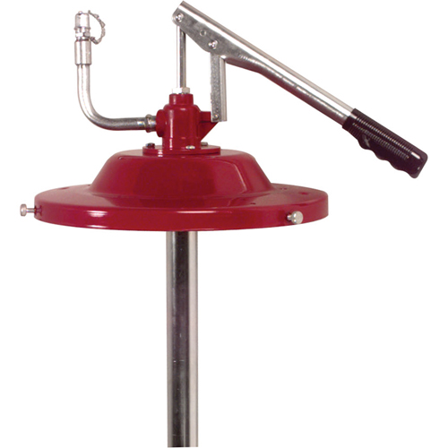 Alemite 7537-4 Manual Lubrication Pumps - Volume Delivery Loader Pumps, Zinc, 1 Lb./6 strokes, Fits 5 gal.