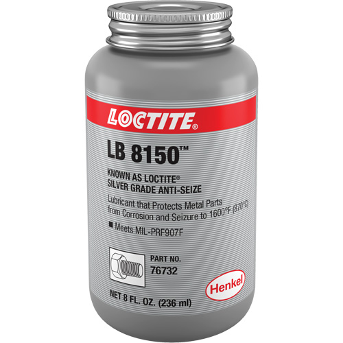 Loctite 199012 Antigrippant qualit&eacute; argent, Canette &agrave; dessus brosse, Temp. max. de 1600°F (871°C)