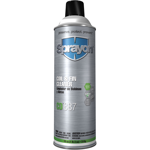 Sprayon SC0887000 Nettoyant pour serpentins et ailettes CD887, 18 oz, Canette a&eacute;rosol
