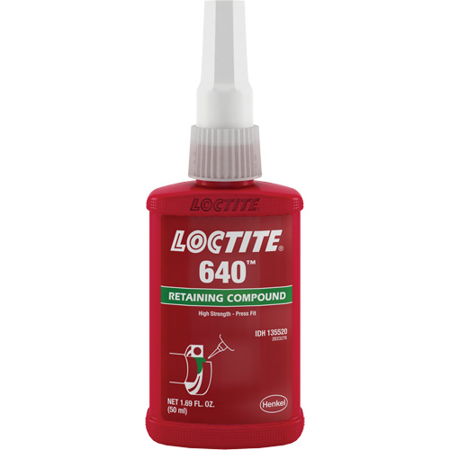 LOCTITE Retaining Compound 640 Medium Strength/High Temperature, 50 ml