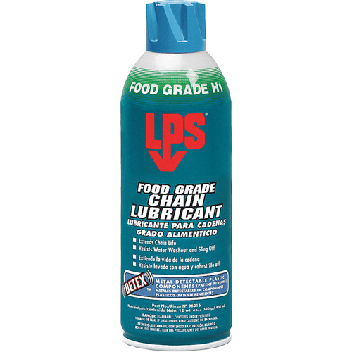 LPS Chain Lubricant Food Grade, Aerosol Can AD731 (C06016) Shop Food Grade Grease TENAQUIP