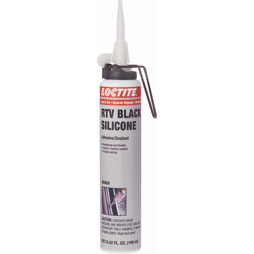 Loctite 743519 Scellant adh&eacute;sif &agrave; la silicone Superflex RTV, Cartouche, Noir