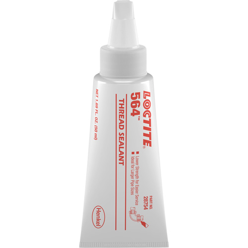Loctite 233498 Produit d'&eacute;tanch&eacute;it&eacute; pour raccords filet&eacute;s 564, Tube, 50 ml, -53.9° C - 572° C/-65° F - 300° F
