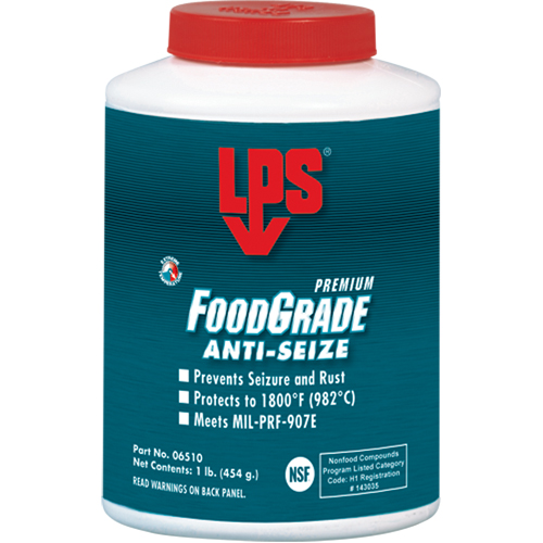 LPS C06510 Food Grade Anti-Seize, 1 lb., Bottle