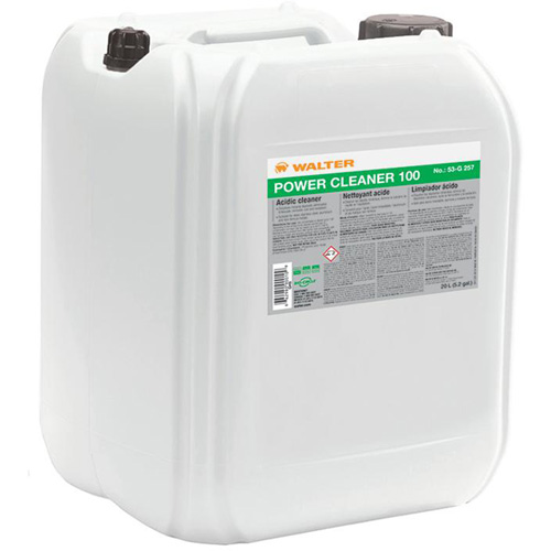 Walter Technologies Pour Surface 53G257 Nettoyant acide extra puissant Power Cleaner 100, 20 L, Seau