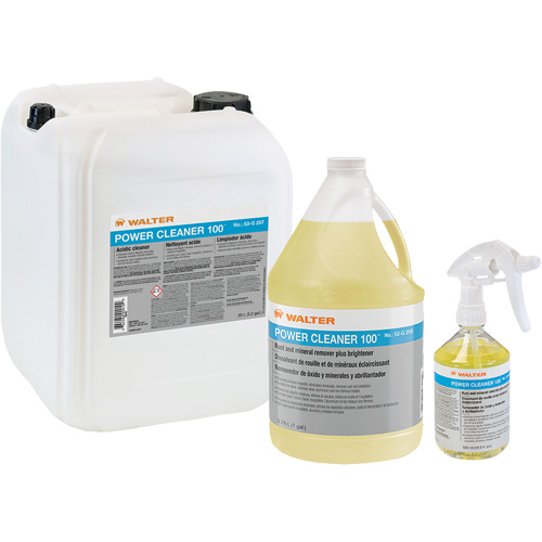Walter Technologies Pour Surface 53G257 Nettoyant acide extra puissant Power Cleaner 100, 20 L, Seau