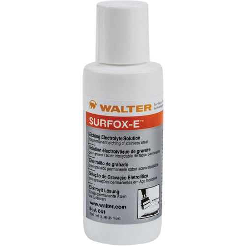 WALTER SURFACE TECHNOLOGIES SURFOXE Etching Solution AE990 (54A041) Shop Marking & Etching