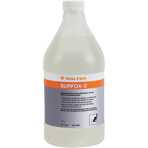 Walter Surface Technologies 54A065 SURFOX-G Weld Cleaner, Bottle