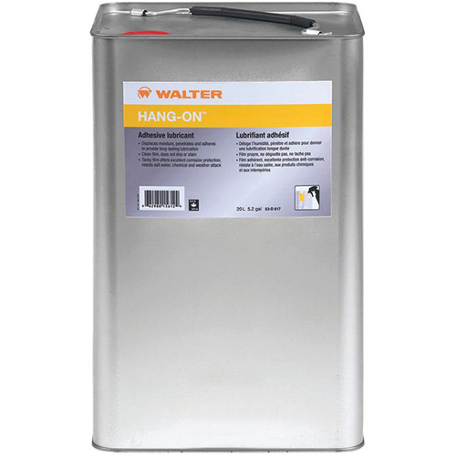 Walter Surface Technologies 53D817 HANG-ON Adhesive Maintenance Lubricant, Pail