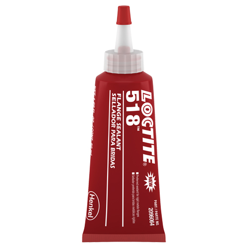 LOCTITE 518 Flange Sealant, Tube, Red AF214 (2096064) Shop Gasket Sealant TENAQUIP