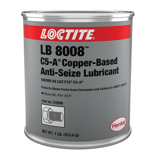 Loctite 234202 Loctite&reg; C5-A Copper Anti-Seize, 1 lbs., Can, 1800°F (982°C) Max Temp.