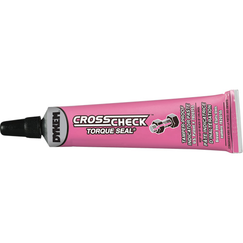 Dykem C83320 P&acirc;te indicatrice inviolable Cross-Check Torque Seal, 1 liq. oz., Tube, Rose