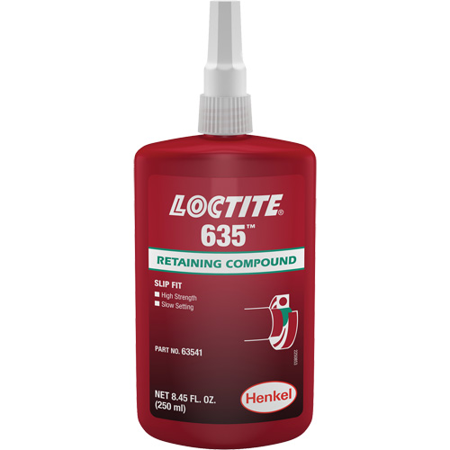 LOCTITE Loctite® 635 Retaining Compound, 250 ml, Bottle, Green AF309