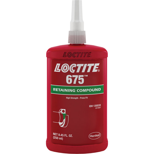 LOCTITE Loctite® 675 Threadlocker, 250 ml, Bottle, Green AF312 (135533