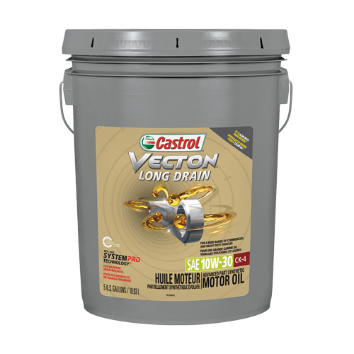 Castrol 0904459 Huile &agrave; moteur 10W30 CK-4 LD VECTON, 18,9 L, Seau