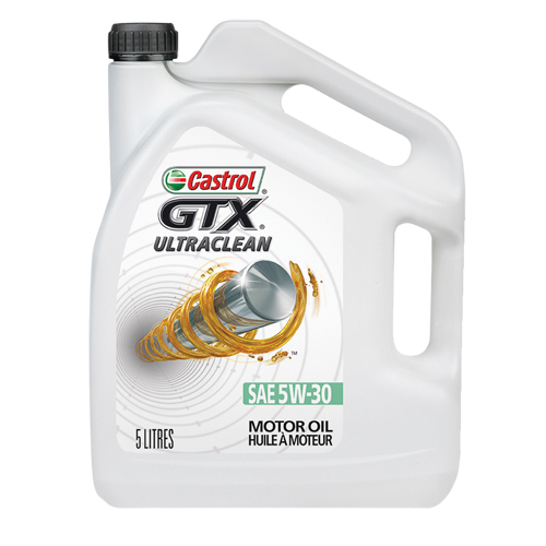 Castrol 000113A GTX&reg; ULTRACLEAN 5W30 Motor Oil, 5 L, Jug