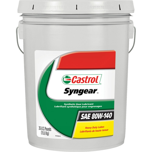 Castrol 0103359 Syngear 3751 80W140 Gear Lubricant, Pail