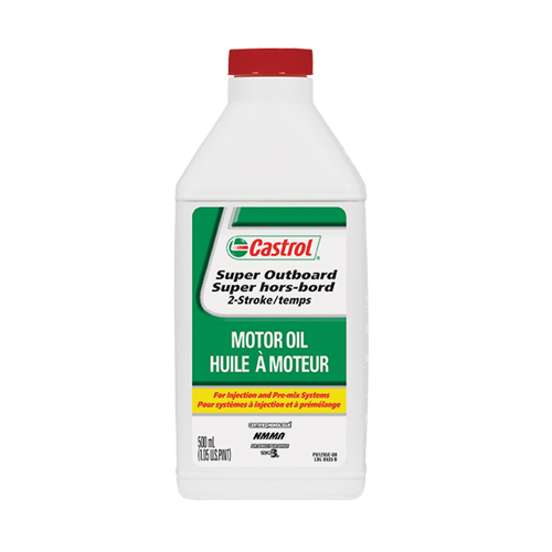 Castrol 0154747 Huile pour moteur hors-bord 2 temps, 500 ml, Bouteille